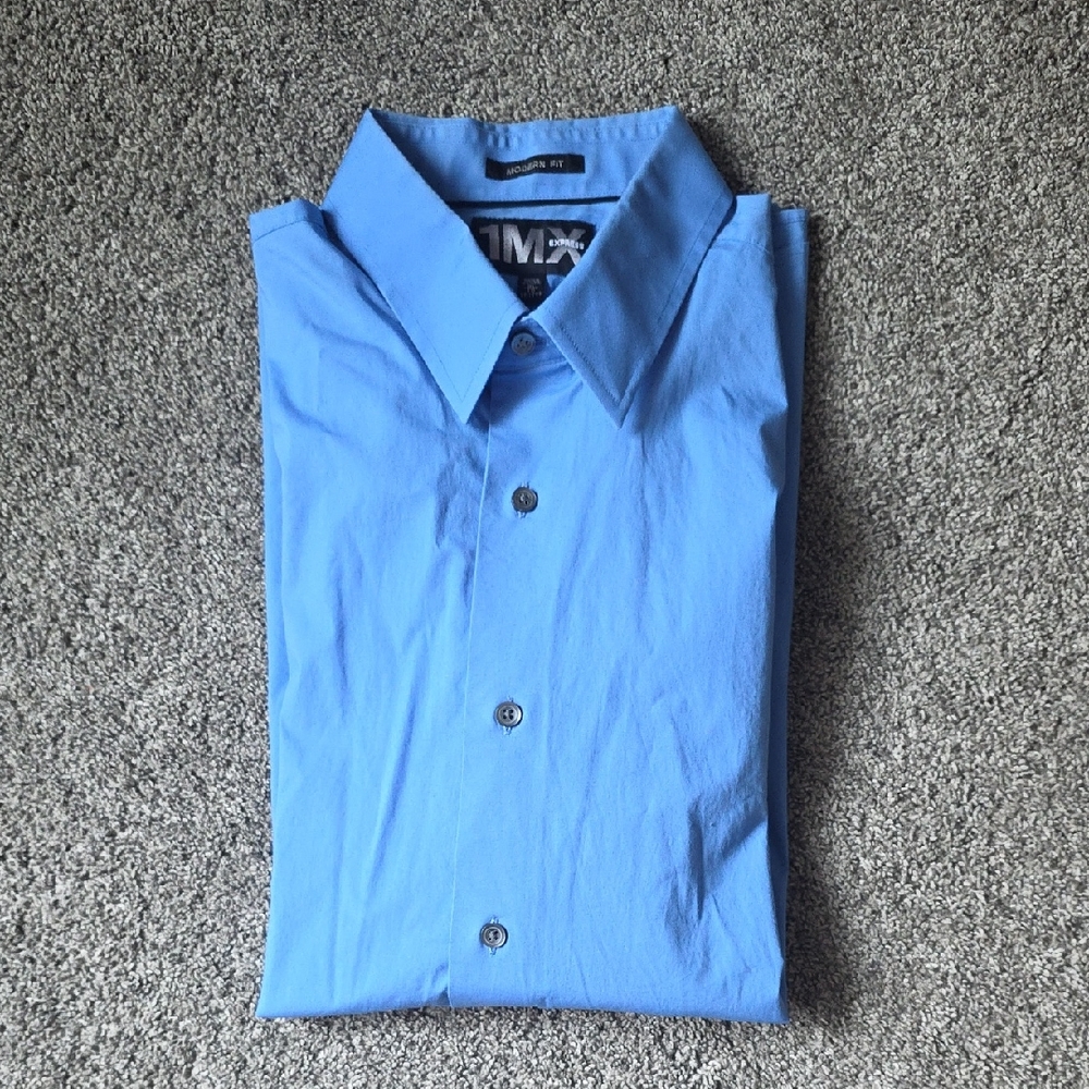 EUC! Men's Blue Dress Shirt